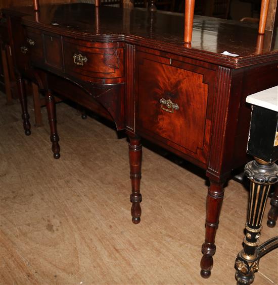 George IV mahogany sideboard